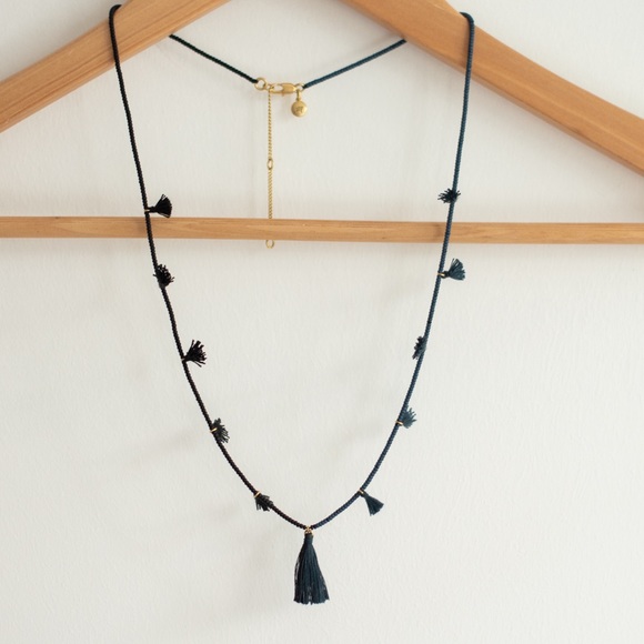 Madewell Jewelry - Madewell two toned beaded tassel necklace